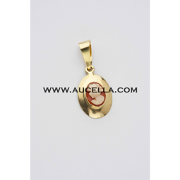 Pendant set in gold classic model